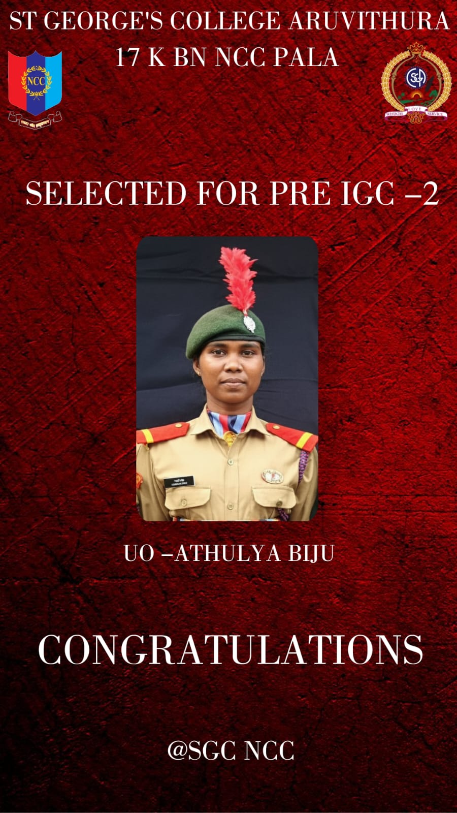 Selected for PRE IGC-2